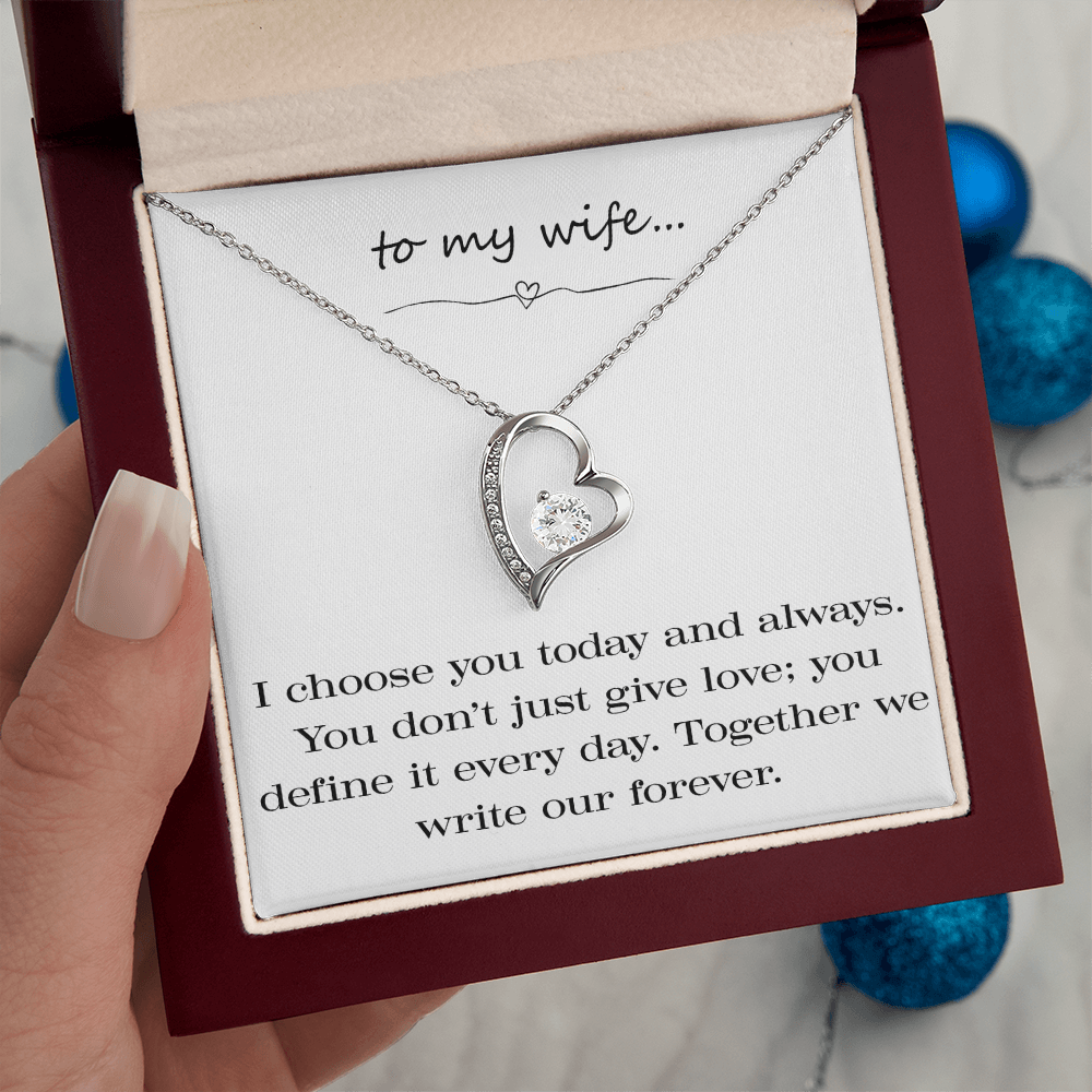 I Choose You Forever Love Necklace