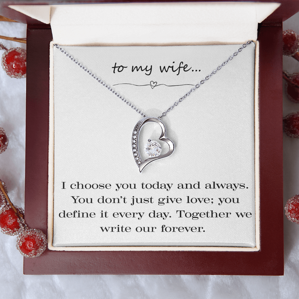 I Choose You Forever Love Necklace