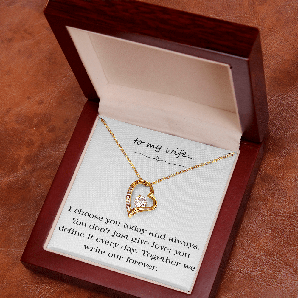 I Choose You Forever Love Necklace