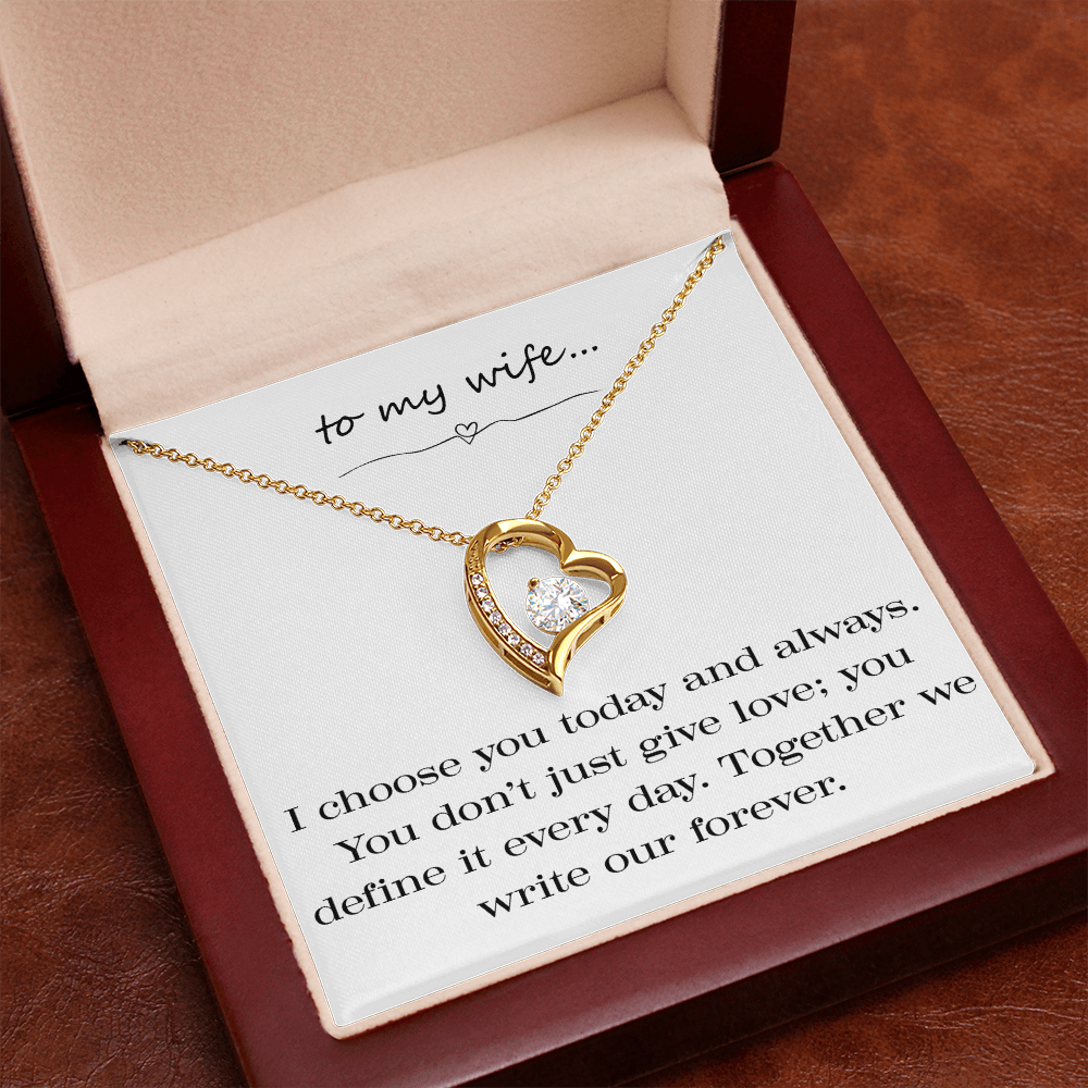 I Choose You Forever Love Necklace