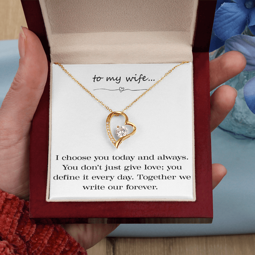I Choose You Forever Love Necklace