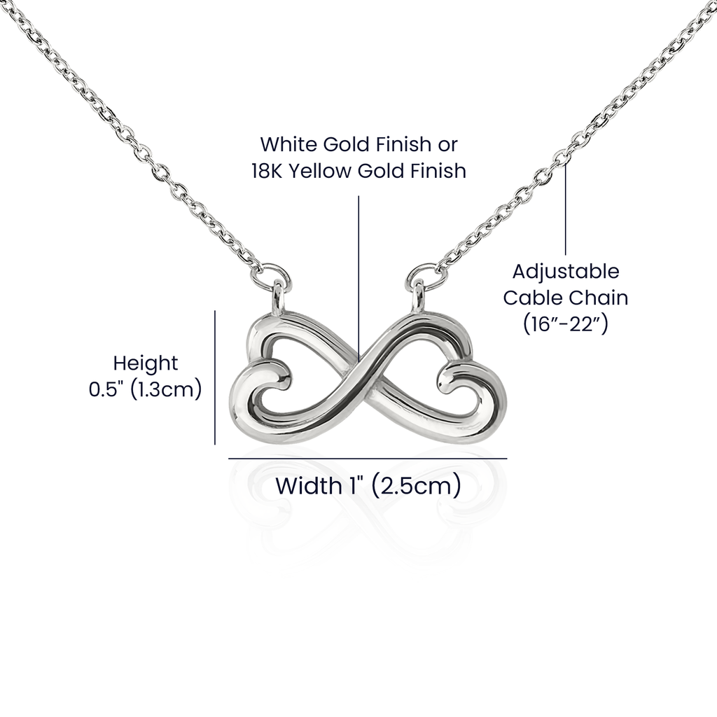 Braver. Kinder. Better. Endless Love Necklace.