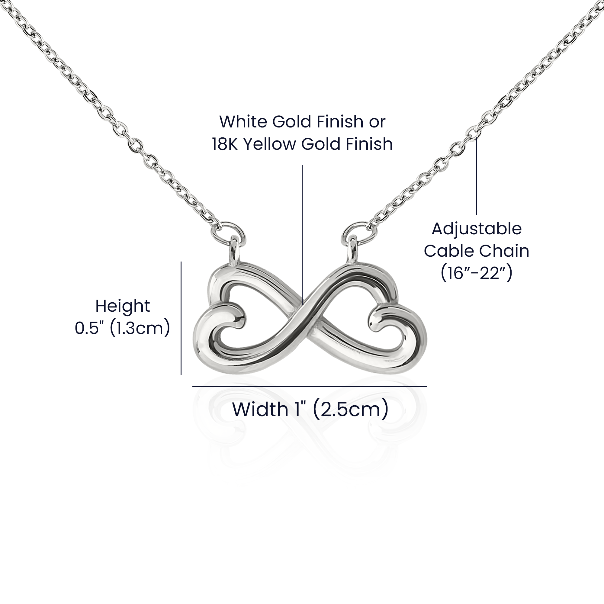 Braver. Kinder. Better. Endless Love Necklace.