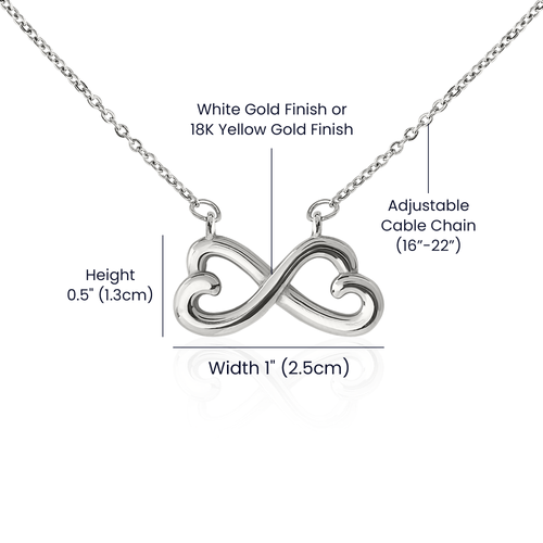 Braver. Kinder. Better. Endless Love Necklace.
