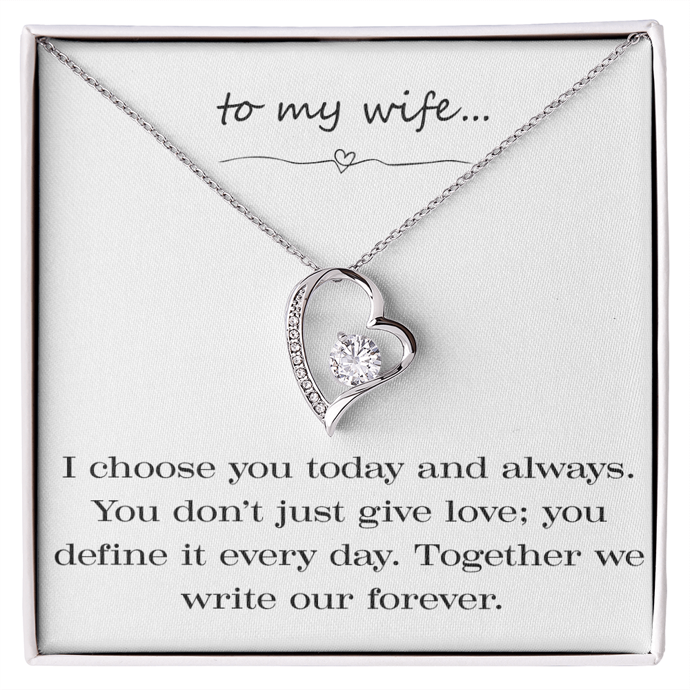 I Choose You Forever Love Necklace