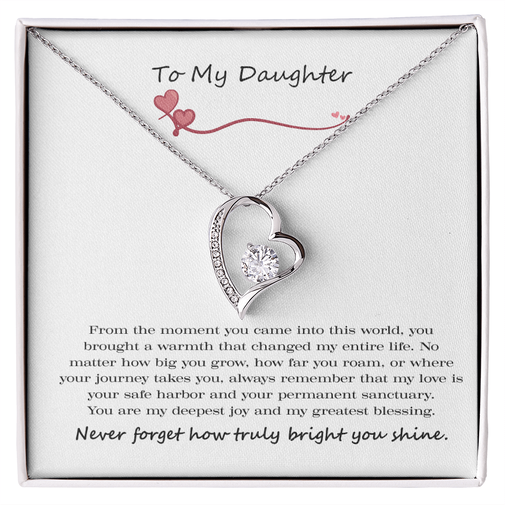 Shine Bright Forever Love Necklace