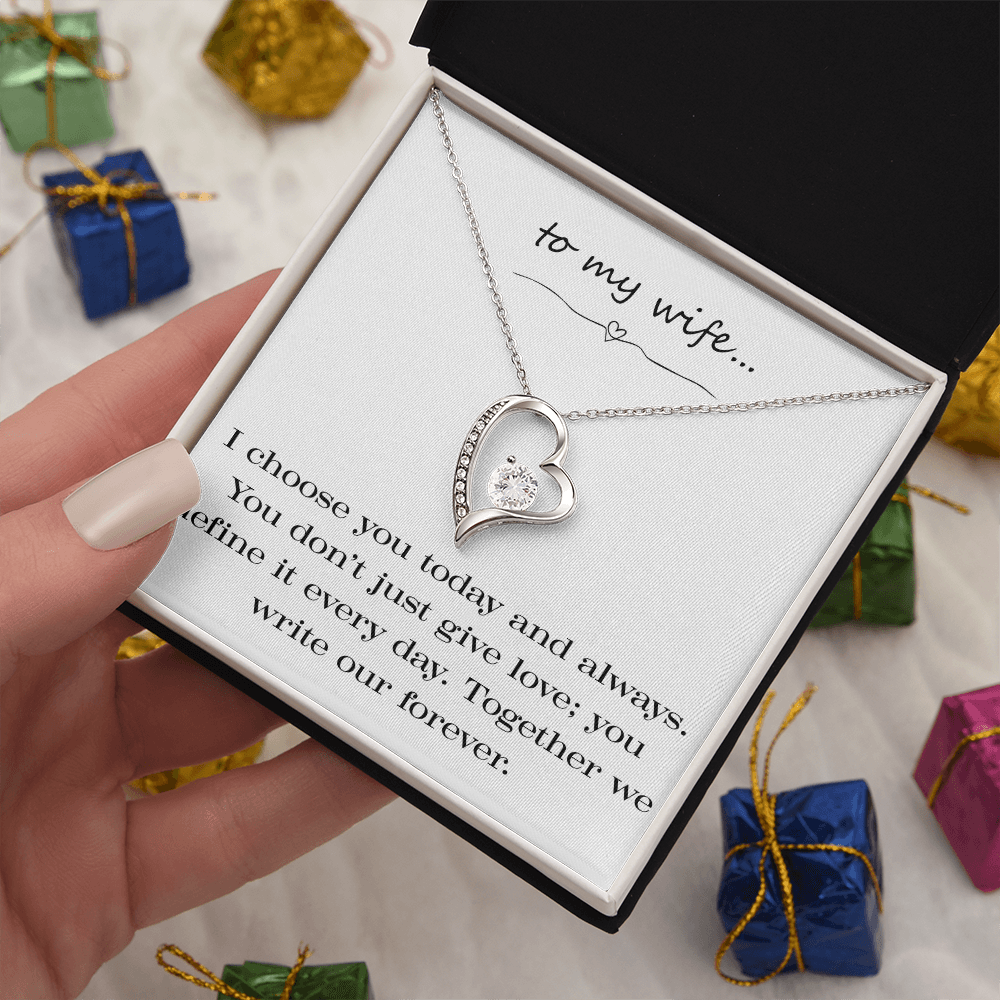 I Choose You Forever Love Necklace