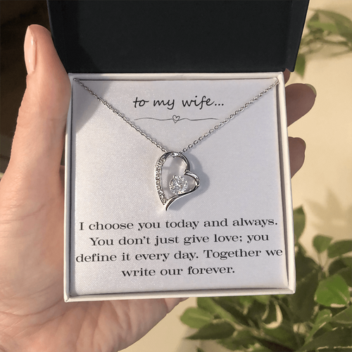 I Choose You Forever Love Necklace