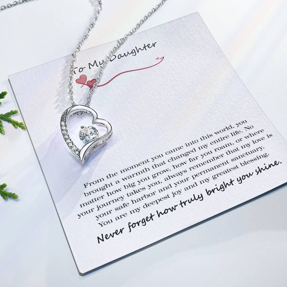 Shine Bright Forever Love Necklace