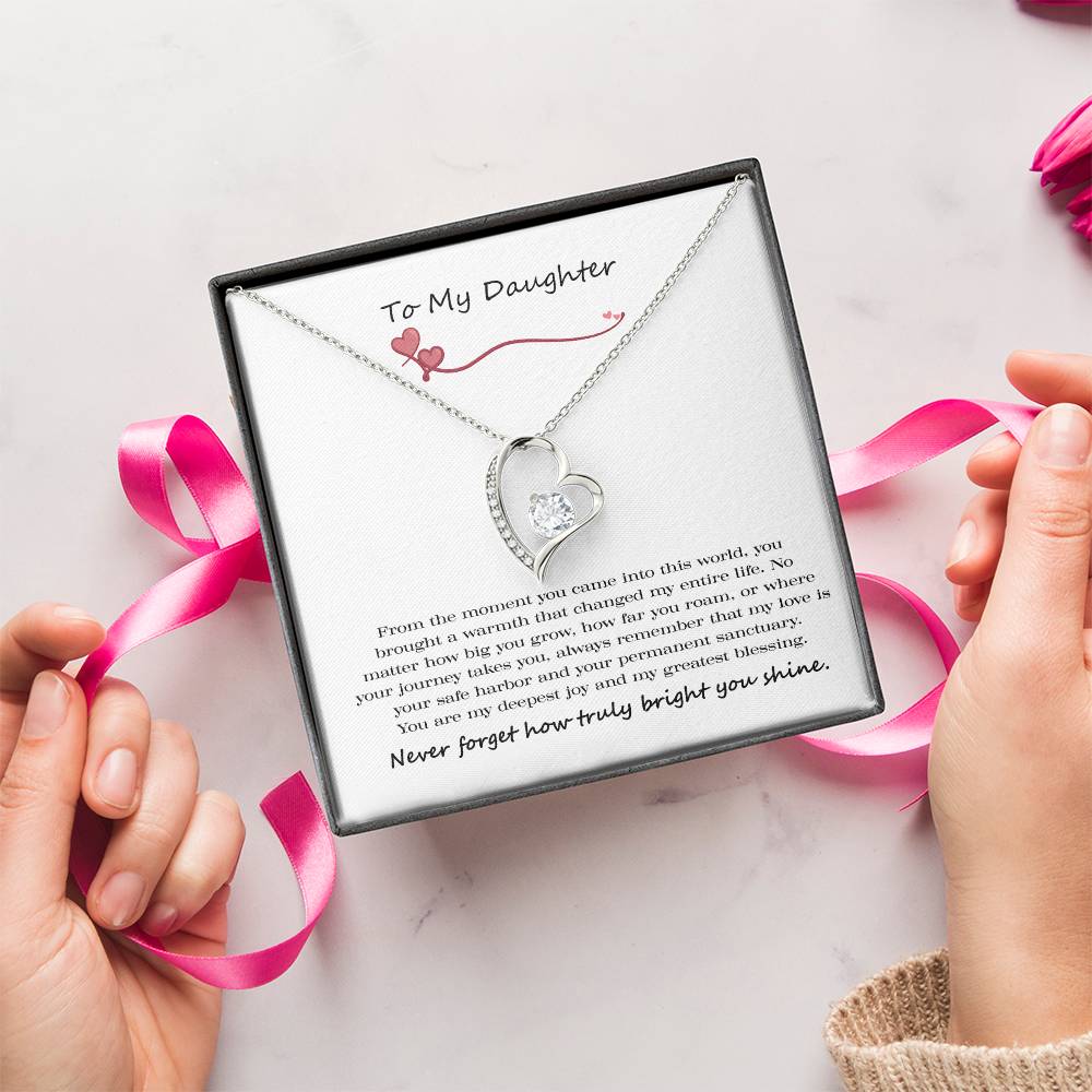 Shine Bright Forever Love Necklace