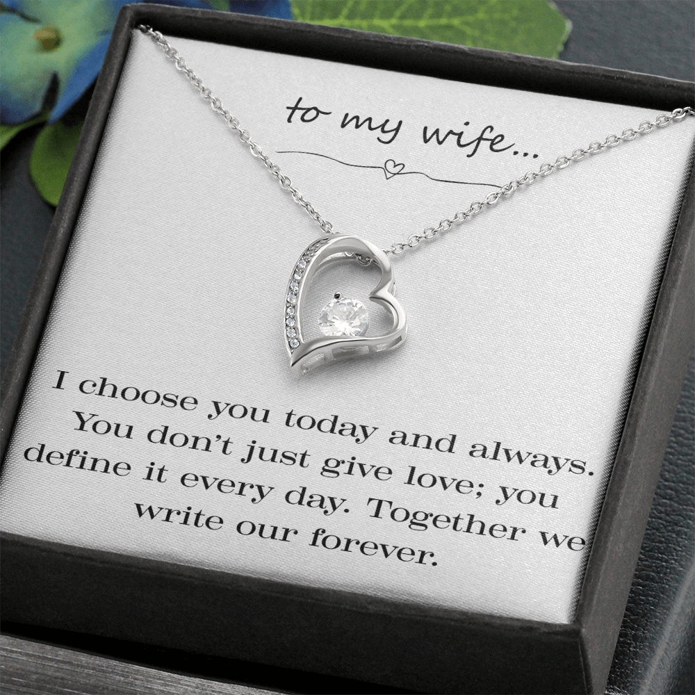 I Choose You Forever Love Necklace