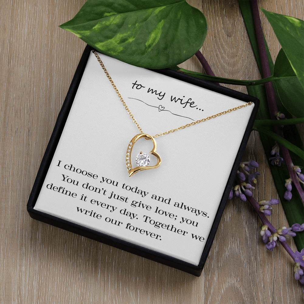 I Choose You Forever Love Necklace