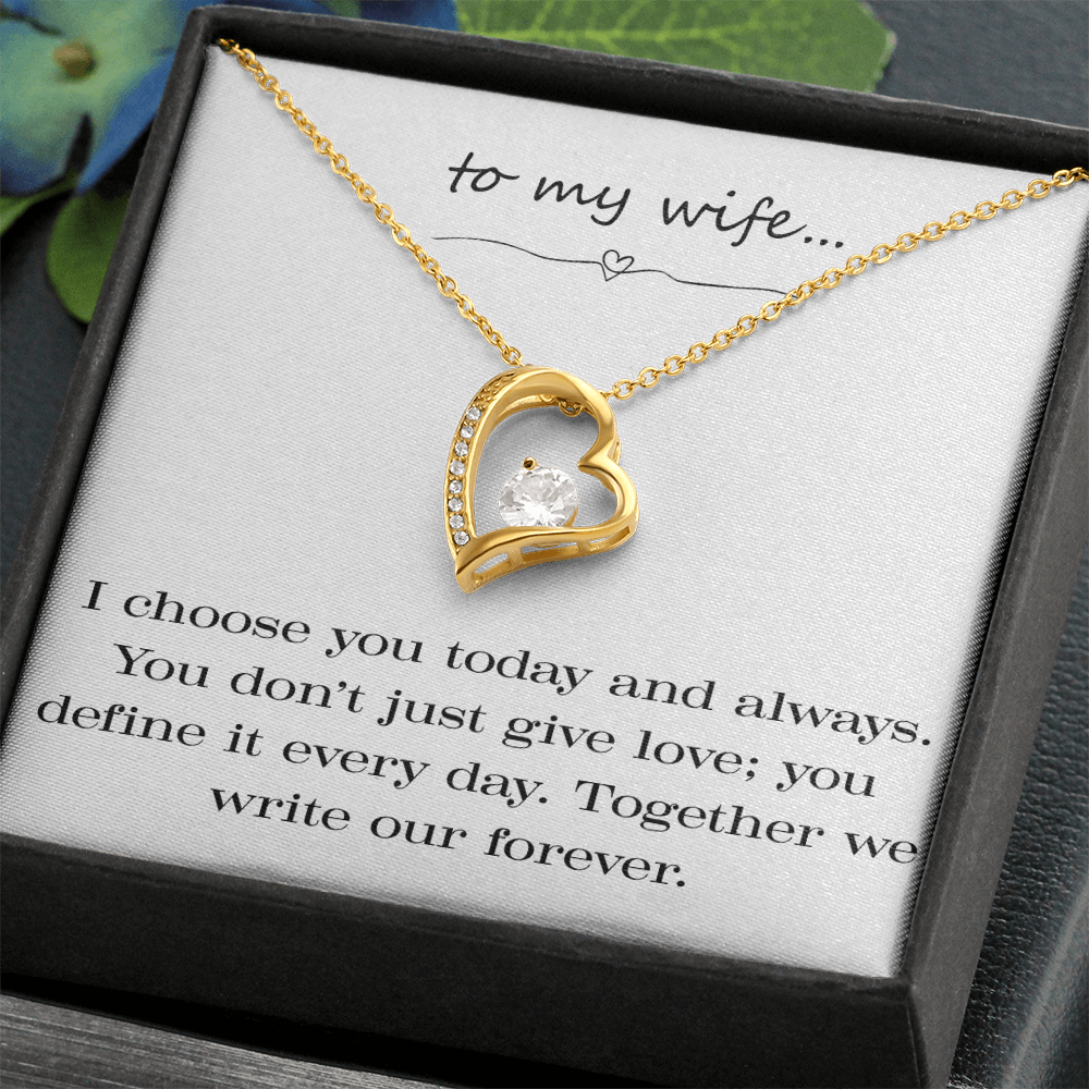 I Choose You Forever Love Necklace
